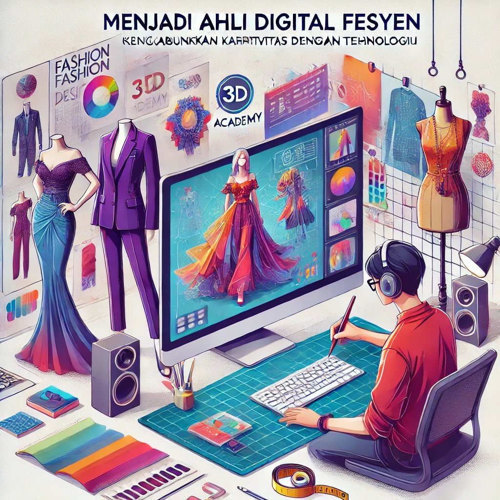 Menjadi Ahli Digital Fesyen dengan F3D Academy: Menggabungkan Kreativitas dengan Teknologi